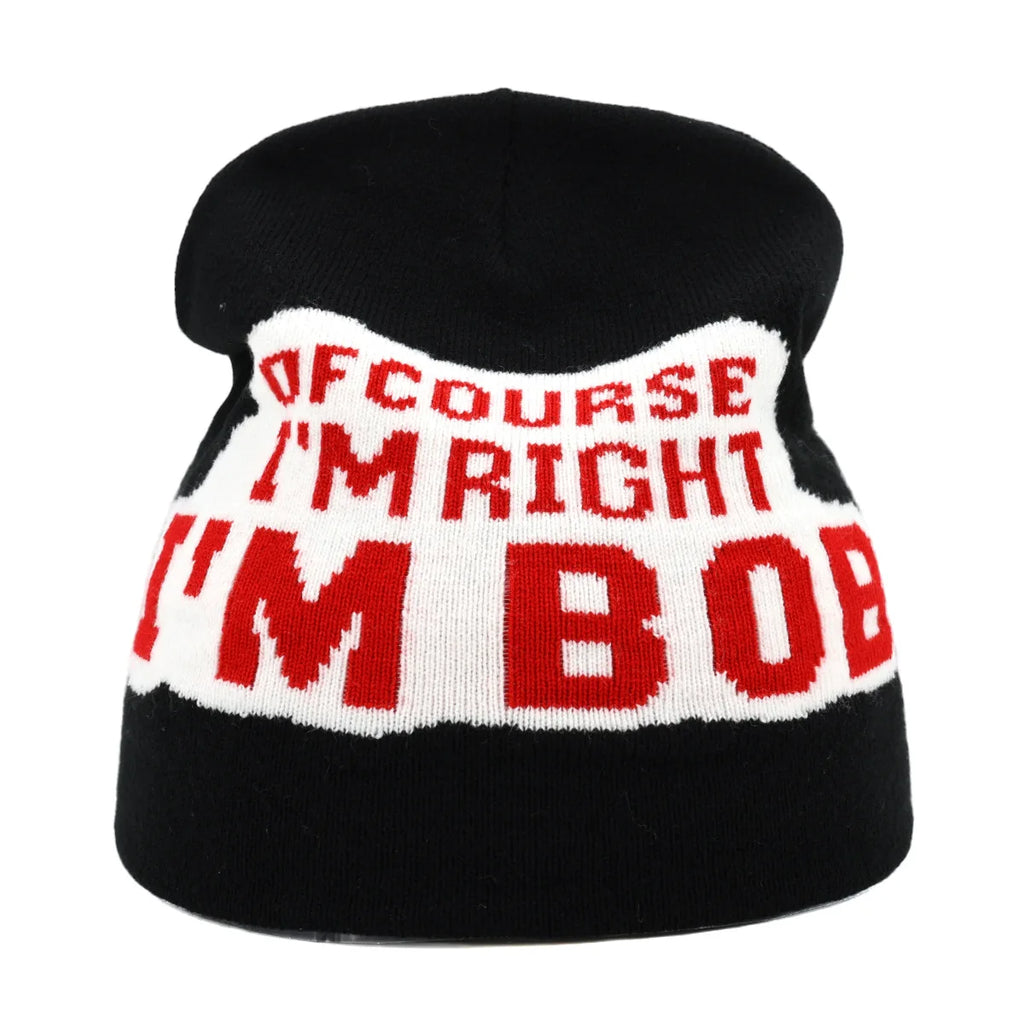New Fashion Letter Autumn Winter Beanies for Women Men Outdoor Y2K Skullcap Warm Skiing Hat Cold Hat Hip Hop Cycling Knit Hat