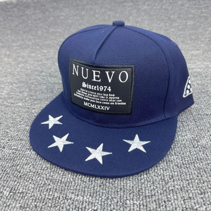 Youth Hip Hop Flat Brim Baseball Cap Outdoor Street Dance Hat for Men Fashion Snapback Adjustable Breathable Cotton