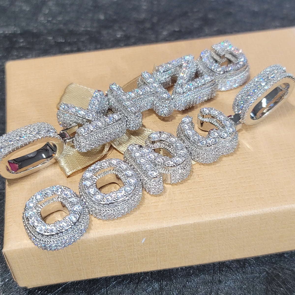 Custom Name Vertical Chain Necklace
