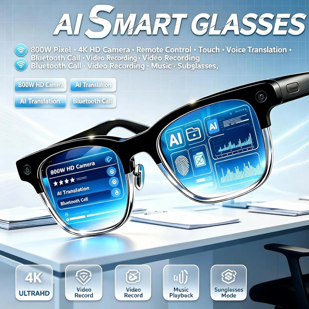 SE Élégance D12 Bluetooth Audio Smart Glasses