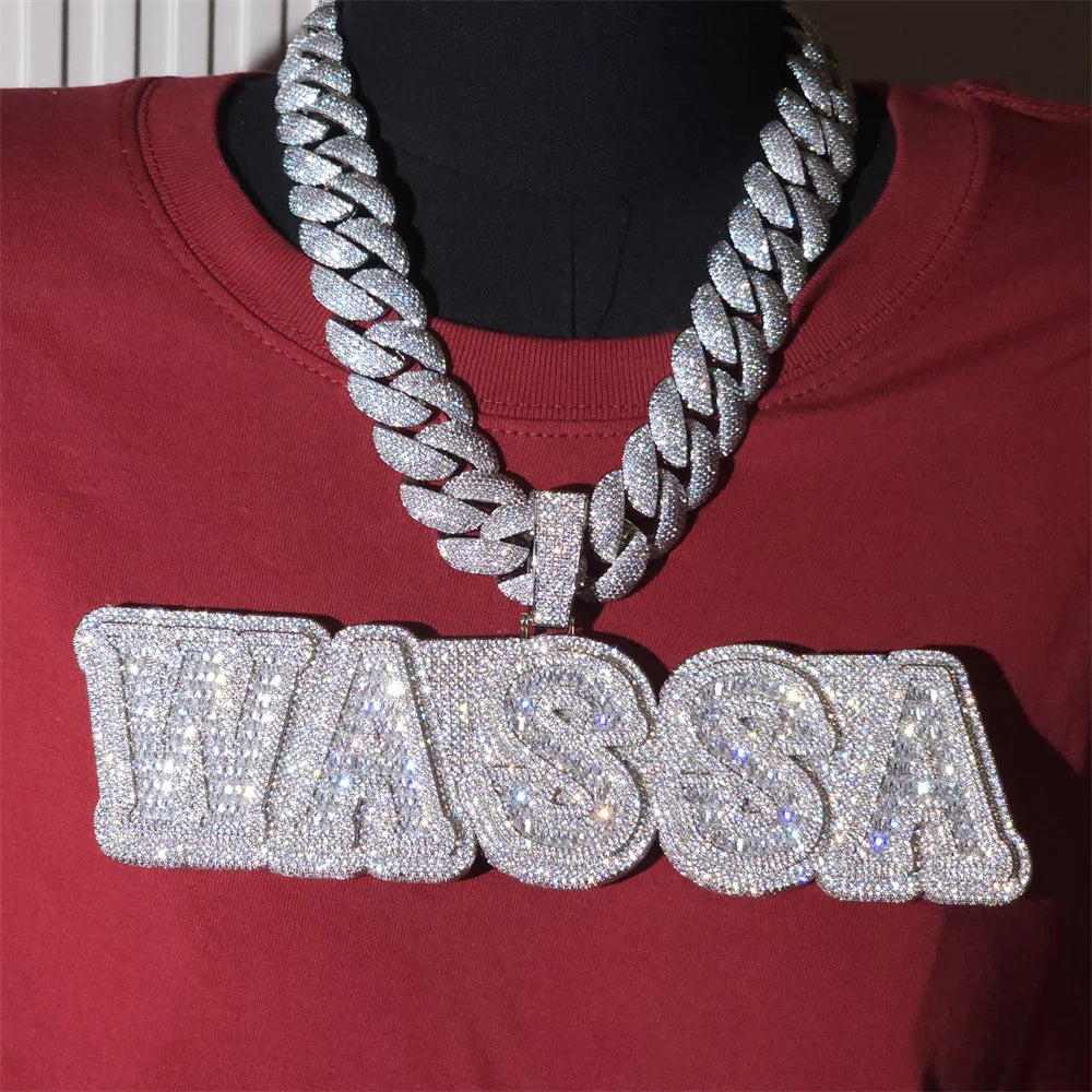 Hip Hop Large Initial Letter Number chain