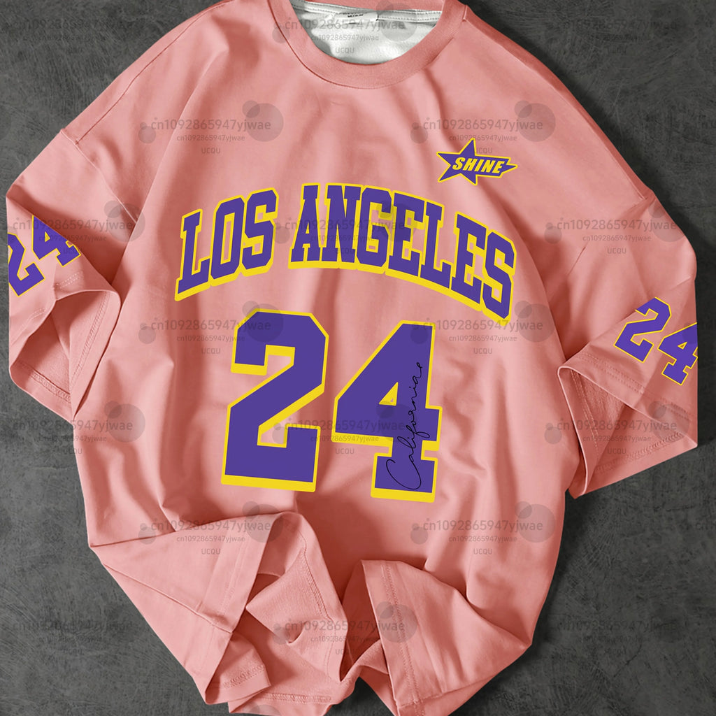 2025 Summer Mens LOS ANGELES NO.24 Graphic jersey