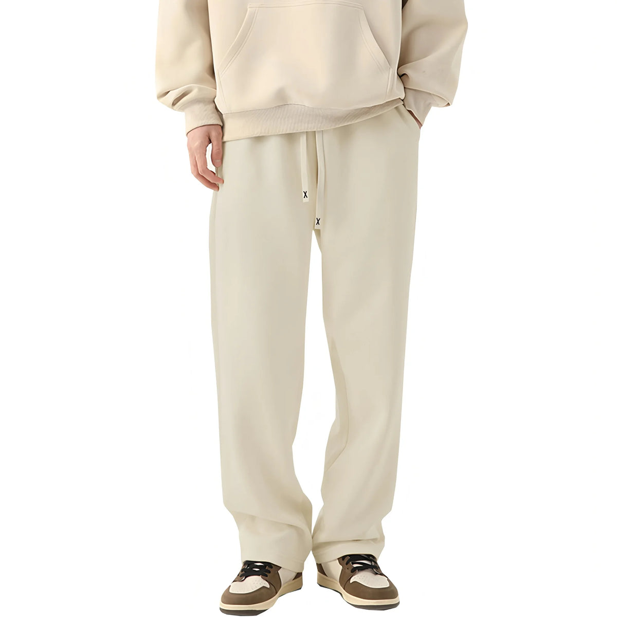 Neutral Baggy Jogger Sweatpants