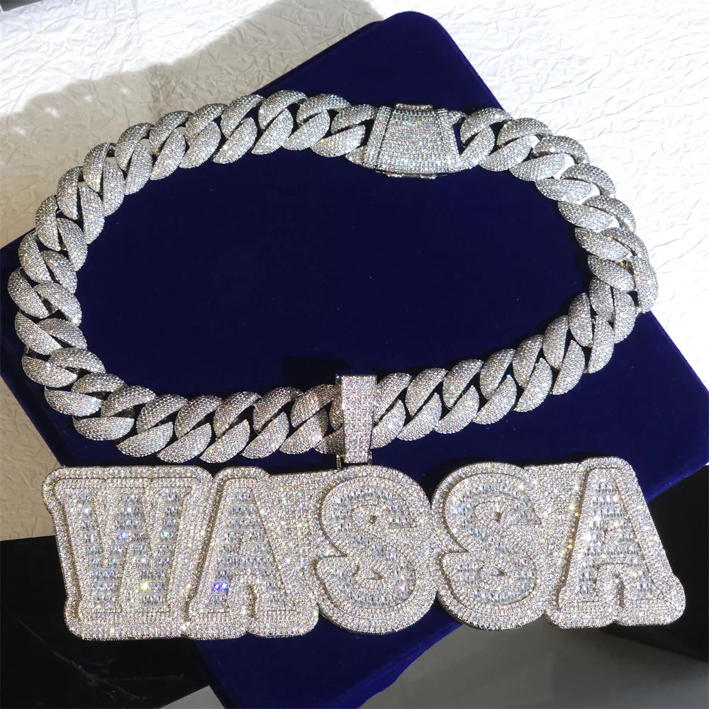 Hip Hop Large Initial Letter Number chain