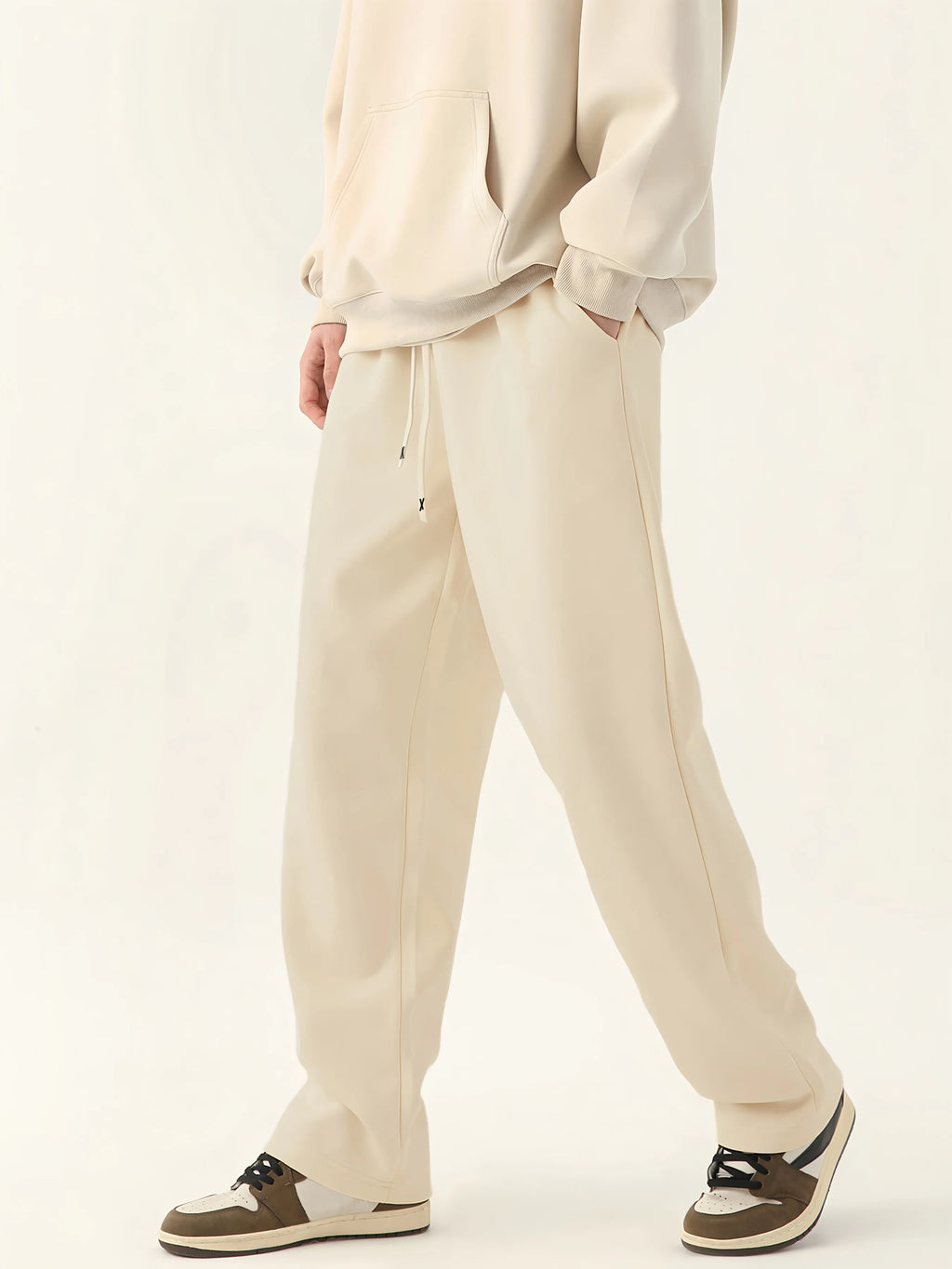 Neutral Baggy Jogger Sweatpants