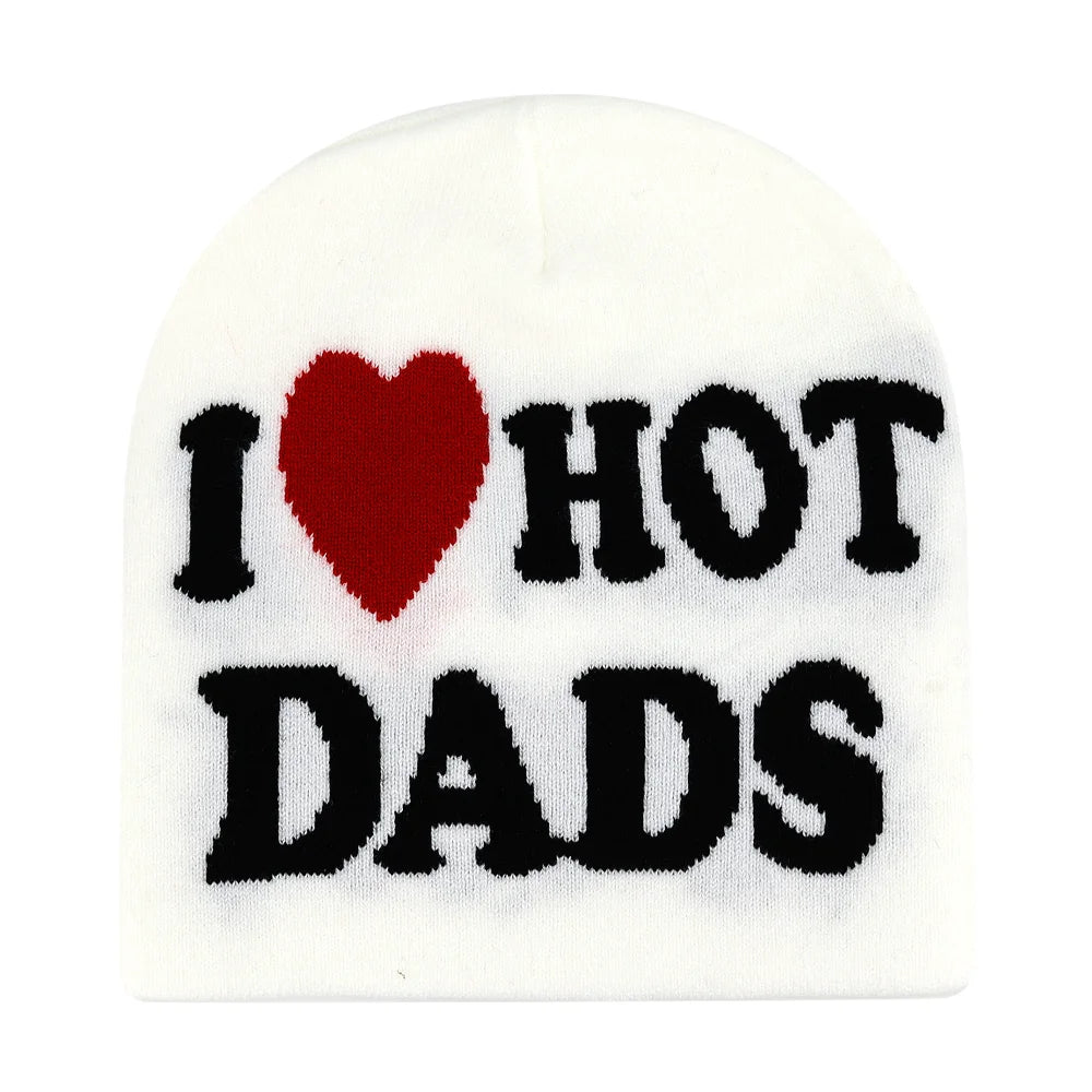 New Fashion Letter Autumn Winter Beanies for Women Men Outdoor Y2K Skullcap Warm Skiing Hat Cold Hat Hip Hop Cycling Knit Hat