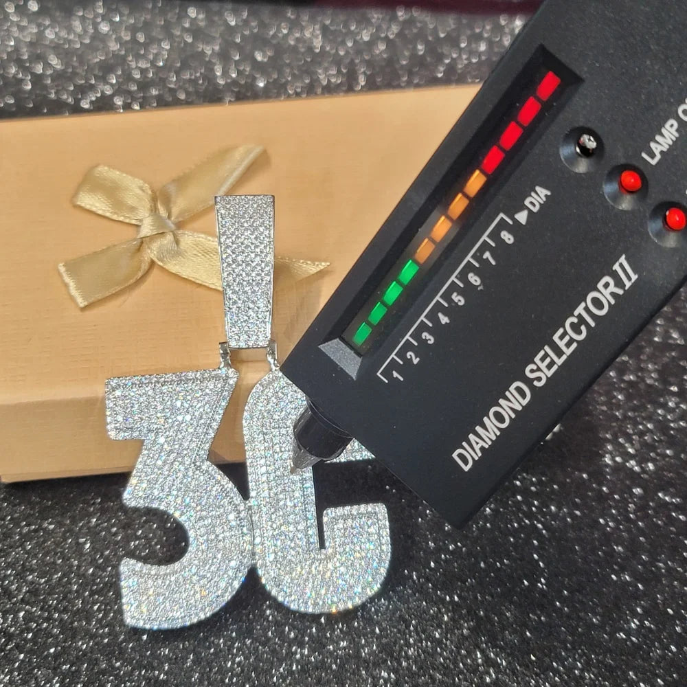 Custom Iced Out Moissanite Letter chain