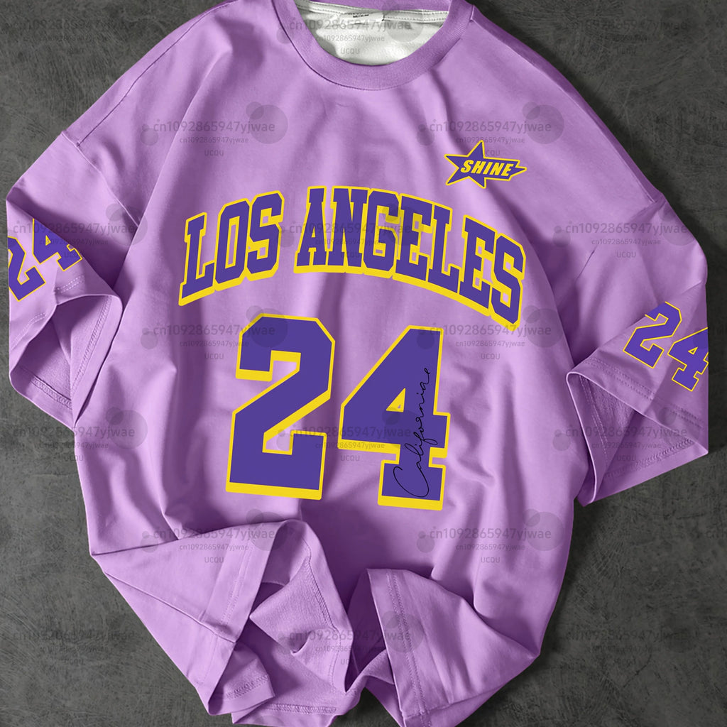 2025 Summer Mens LOS ANGELES NO.24 Graphic jersey