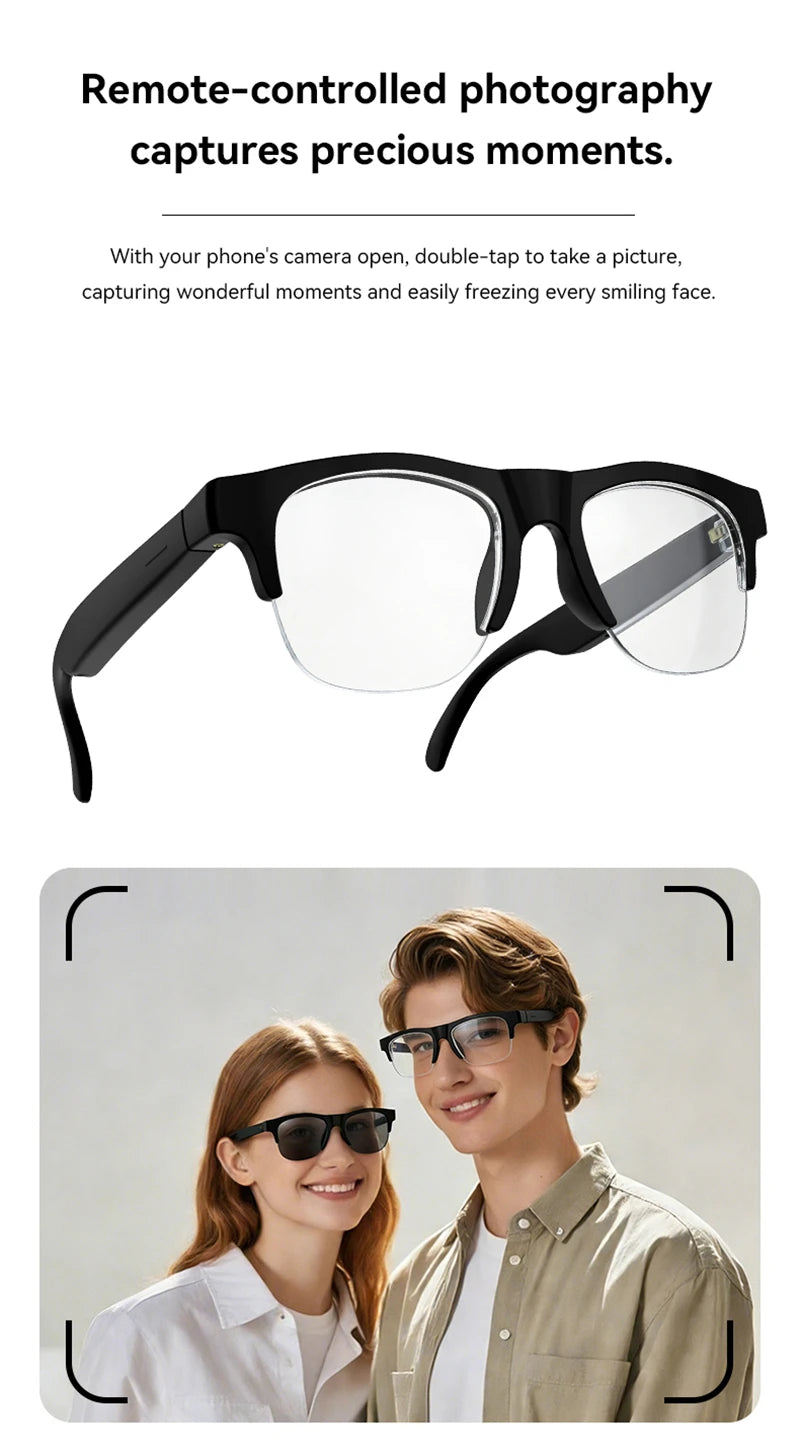SE Élégance D12 Bluetooth Audio Smart Glasses