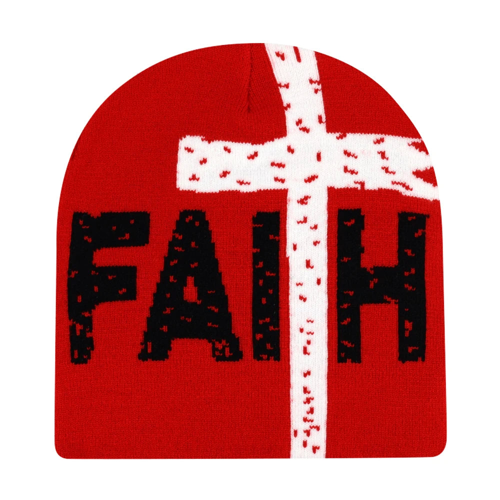 New Fashion Letter Autumn Winter Beanies for Women Men Outdoor Y2K Skullcap Warm Skiing Hat Cold Hat Hip Hop Cycling Knit Hat