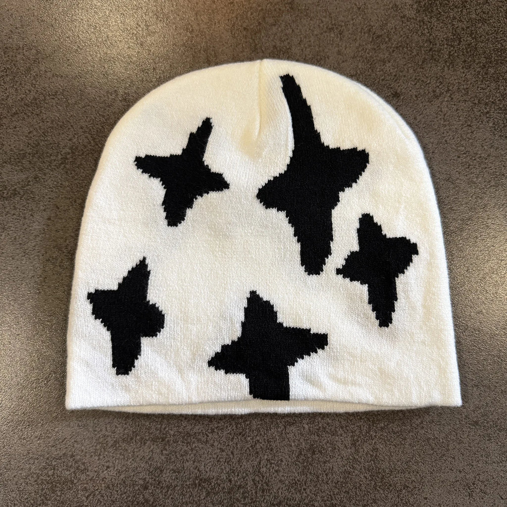 New Fashion Letter Autumn Winter Beanies for Women Men Outdoor Y2K Skullcap Warm Skiing Hat Cold Hat Hip Hop Cycling Knit Hat