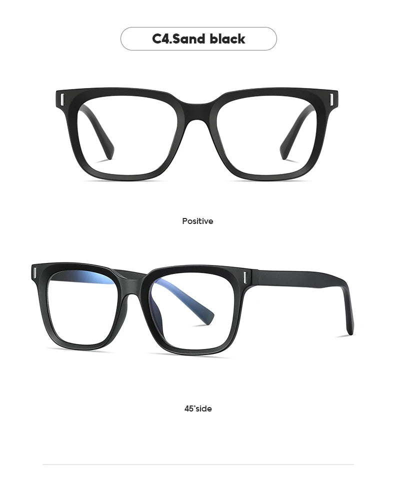 JMISUS Fashion Square Prescription Glasses