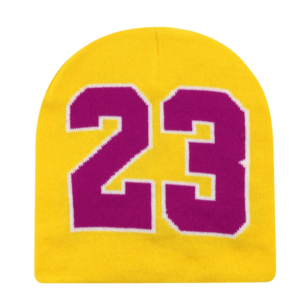 New Fashion Letter Autumn Winter Beanies for Women Men Outdoor Y2K Skullcap Warm Skiing Hat Cold Hat Hip Hop Cycling Knit Hat