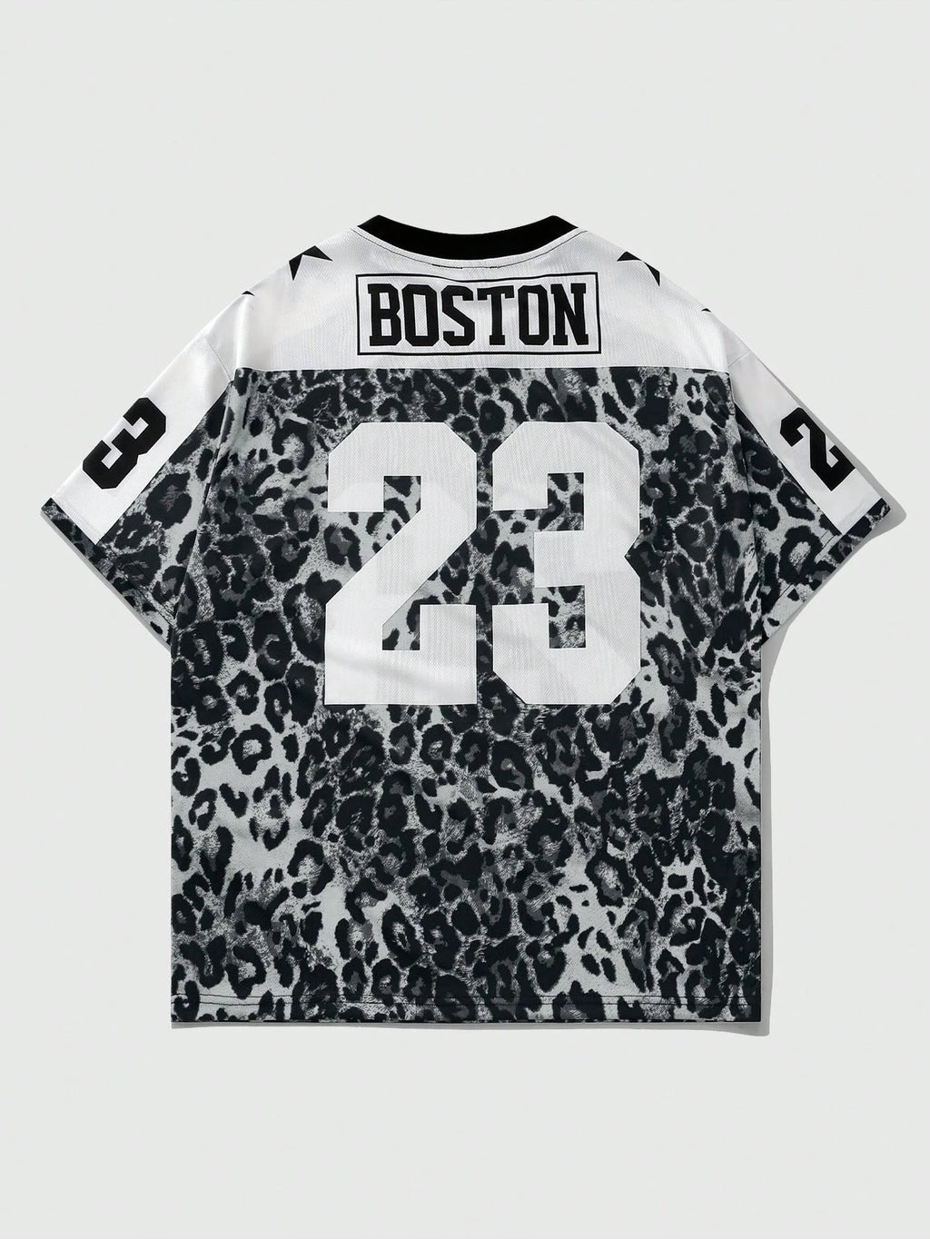 American Football Jersey China-Chic Dragon Pattern Cherry Blossom Flower Full Print V-neck Mesh Loose T-shirt for Men and Women