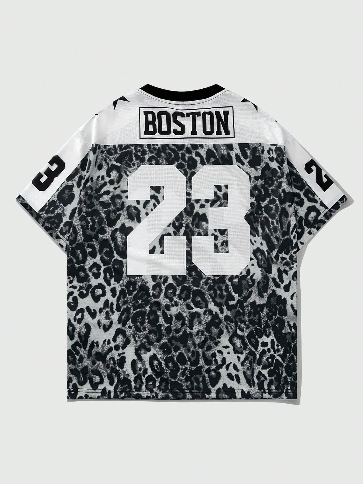American Football Jersey China-Chic Dragon Pattern Cherry Blossom Flower Full Print V-neck Mesh Loose T-shirt for Men and Women