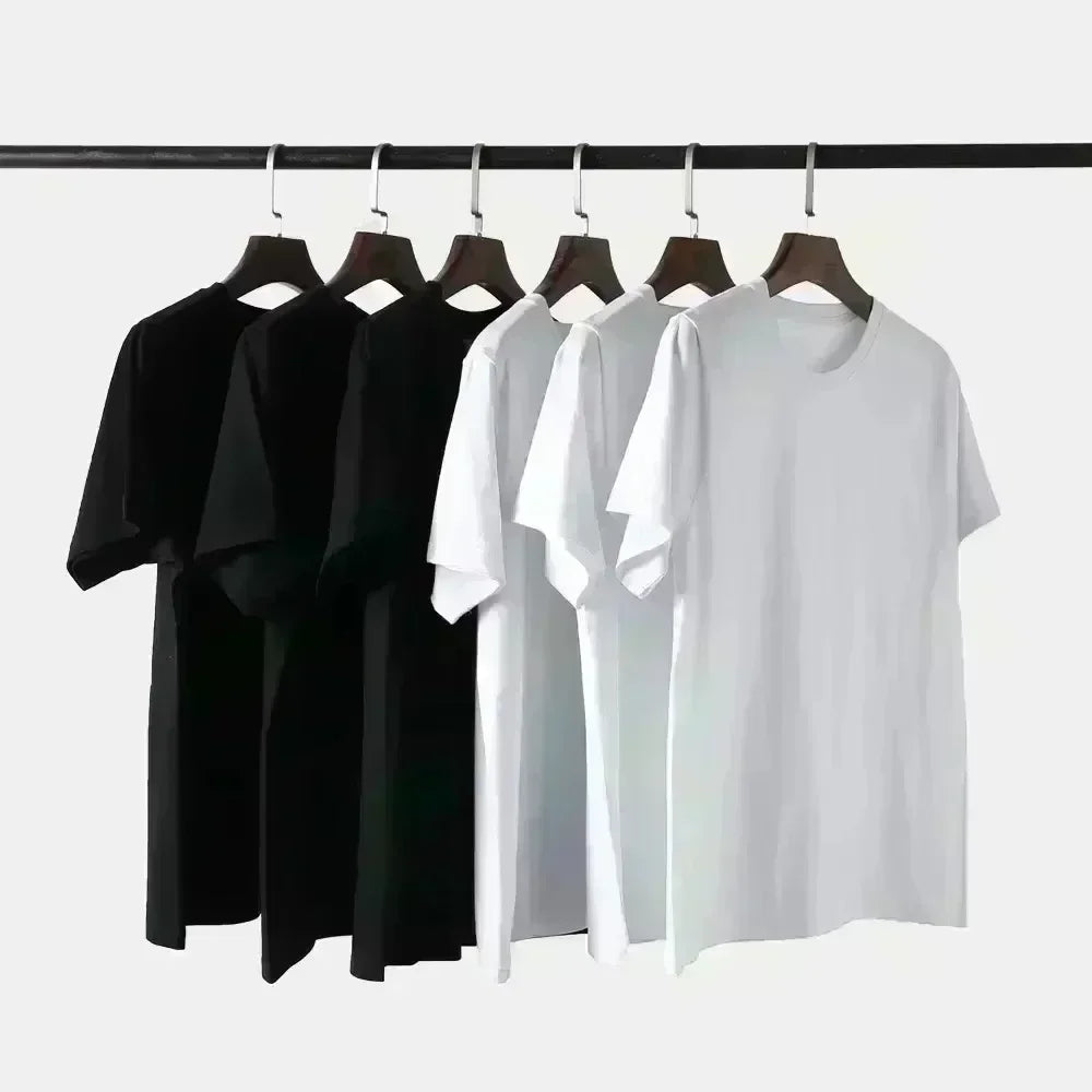 MIXED EMOTION Shirt Rhinestone Short Sleeve Men Women T-shirt Streetwear 100% Cotton Loose Round Neck Top Tees Oversized Tee Top