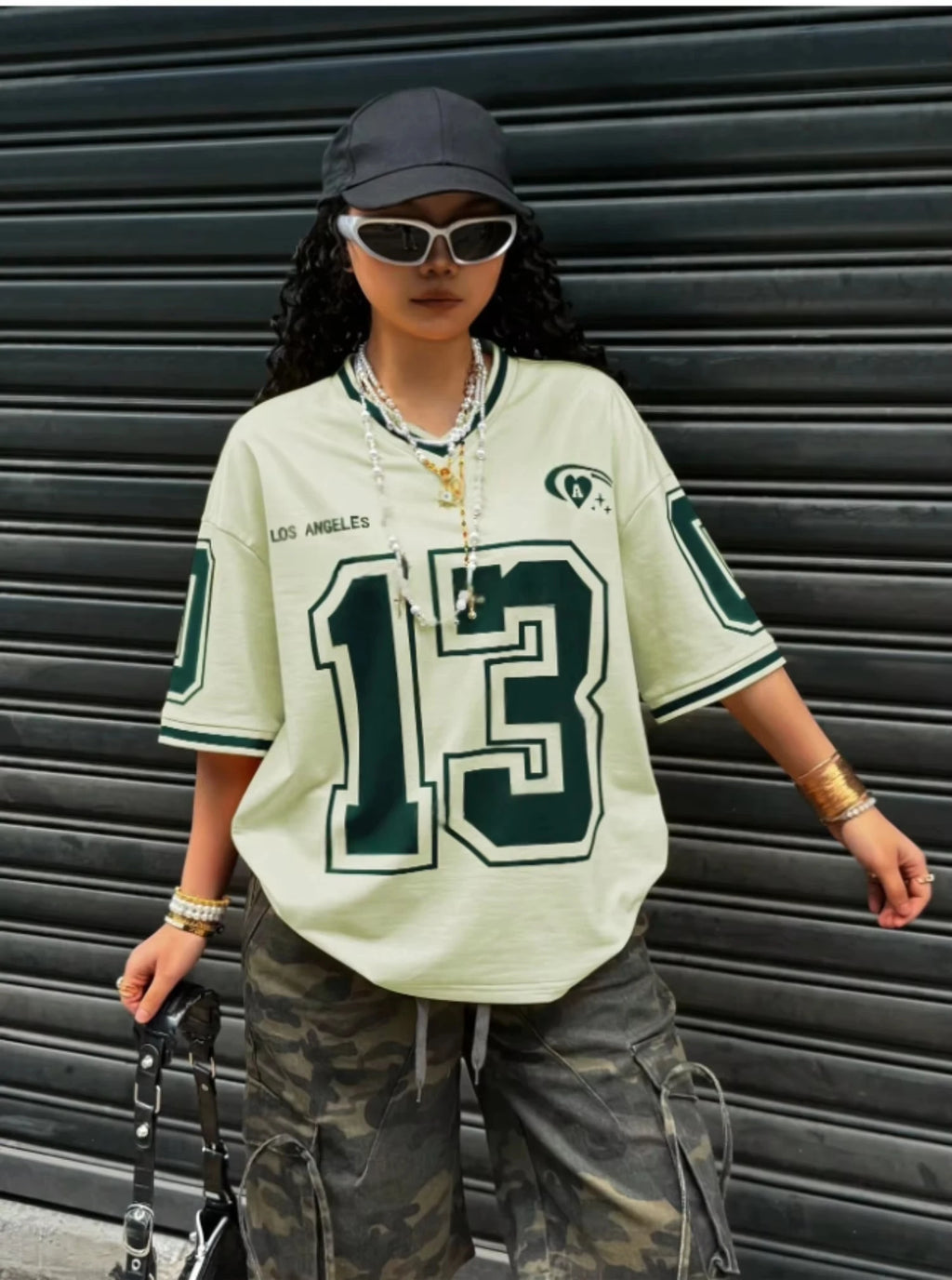 Los Angeles Number 13 Print jersey