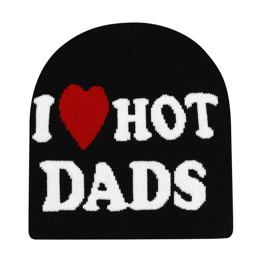 New Fashion Letter Autumn Winter Beanies for Women Men Outdoor Y2K Skullcap Warm Skiing Hat Cold Hat Hip Hop Cycling Knit Hat
