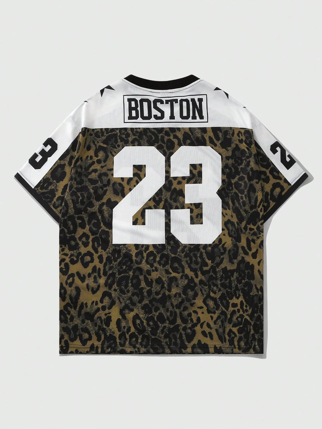 American Football Jersey China-Chic Dragon Pattern Cherry Blossom Flower Full Print V-neck Mesh Loose T-shirt for Men and Women