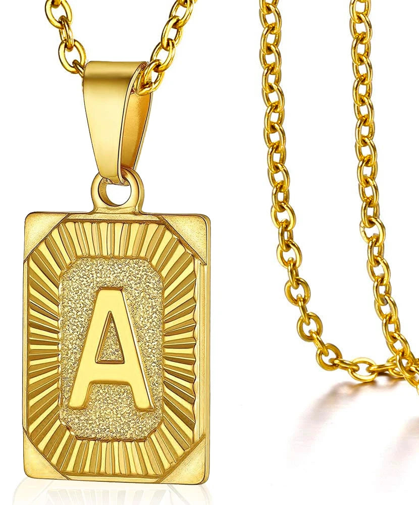 Initial Pendant Necklace