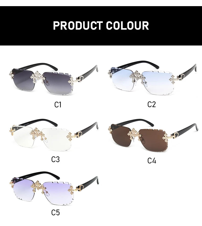 2025 Fashion Square UV400 Sun Glasses