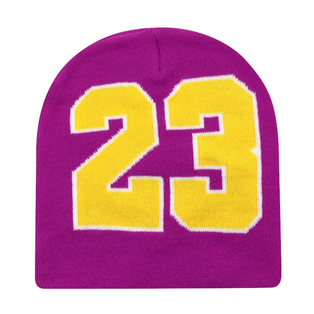 New Fashion Letter Autumn Winter Beanies for Women Men Outdoor Y2K Skullcap Warm Skiing Hat Cold Hat Hip Hop Cycling Knit Hat