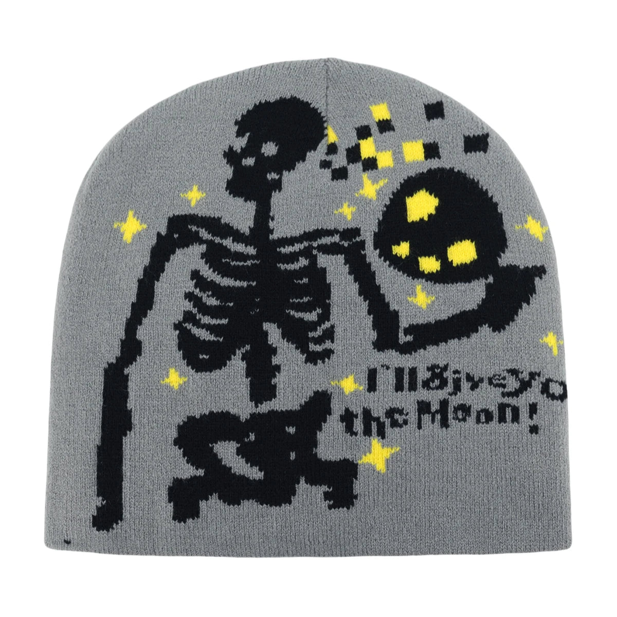 New Fashion Letter Autumn Winter Beanies for Women Men Outdoor Y2K Skullcap Warm Skiing Hat Cold Hat Hip Hop Cycling Knit Hat
